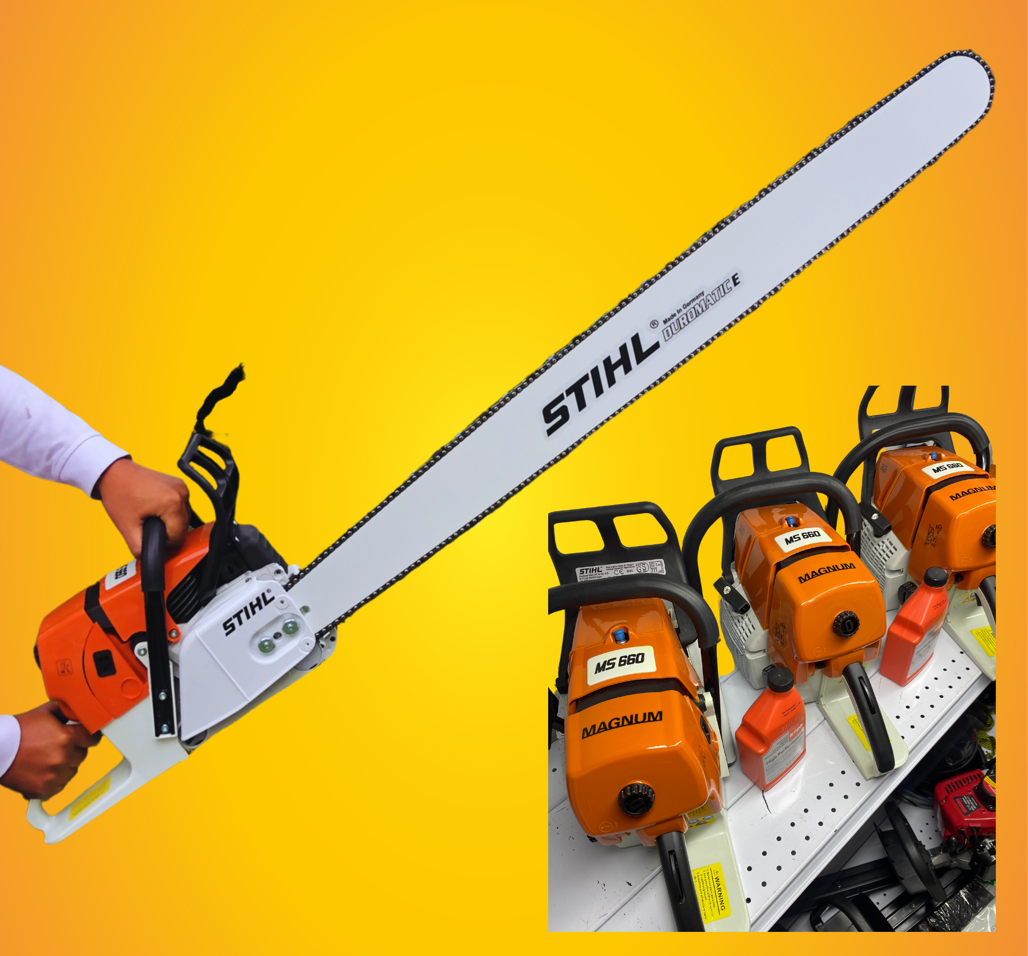 MOTOSIERRA MS660 STIHL MAGNUN IND. 110CM